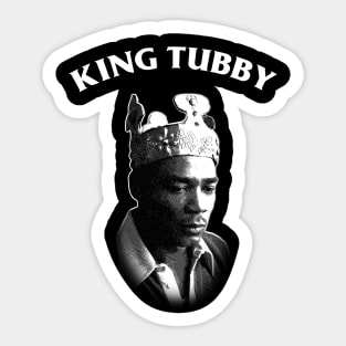 King Tubby - Engraving Style Sticker